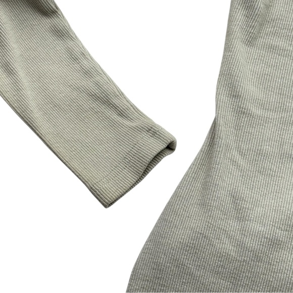 All Things Golden Ribbed Long Sleeve Bodycon Mini Dress XS Beige Neutral‎ Bundle - Picture 8 of 11